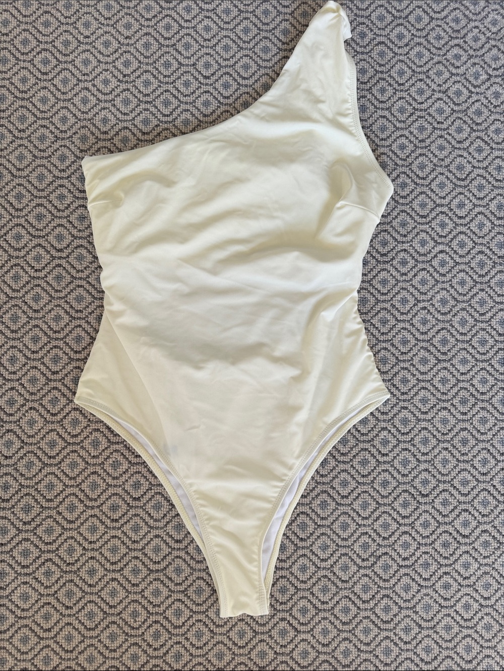 Ontre One-Piece Swimsuit in Light Cream
